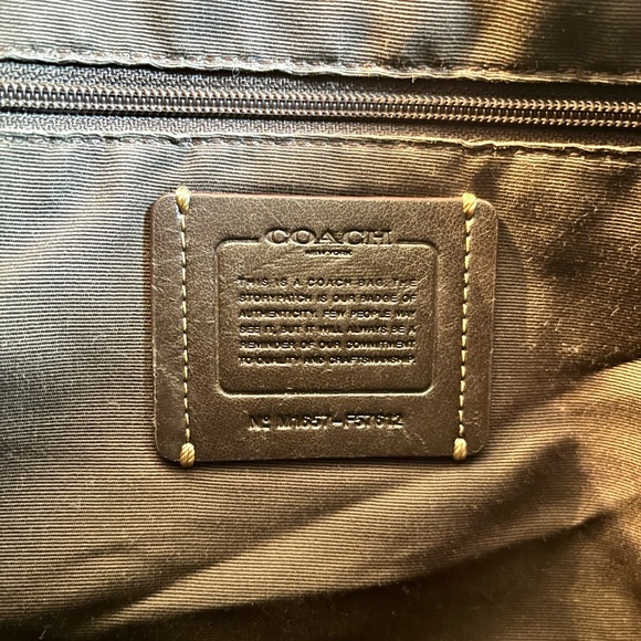 Coach Lexy Signature Leather Canvas Shoulder Bag - Picture 8 of 11